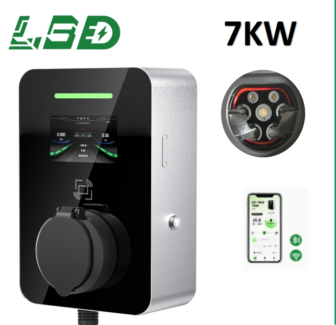 High-Power 3 Phase Type 2 AC EV Charger Station2.