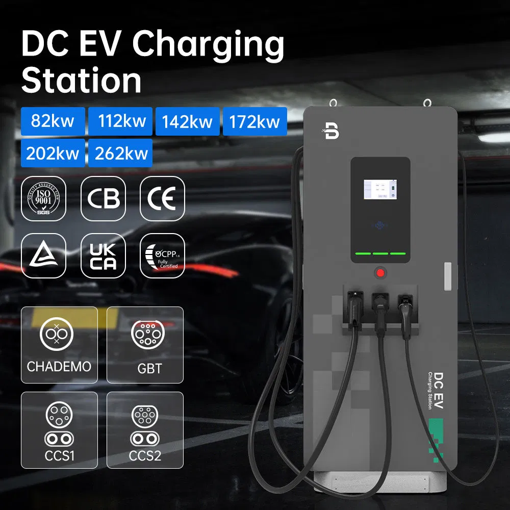Beny Commercial Level 3 30kw-262kw Energy Storage DC 172kw EV Car Charger Fast Electric Vehicle EV Charger Charging Station