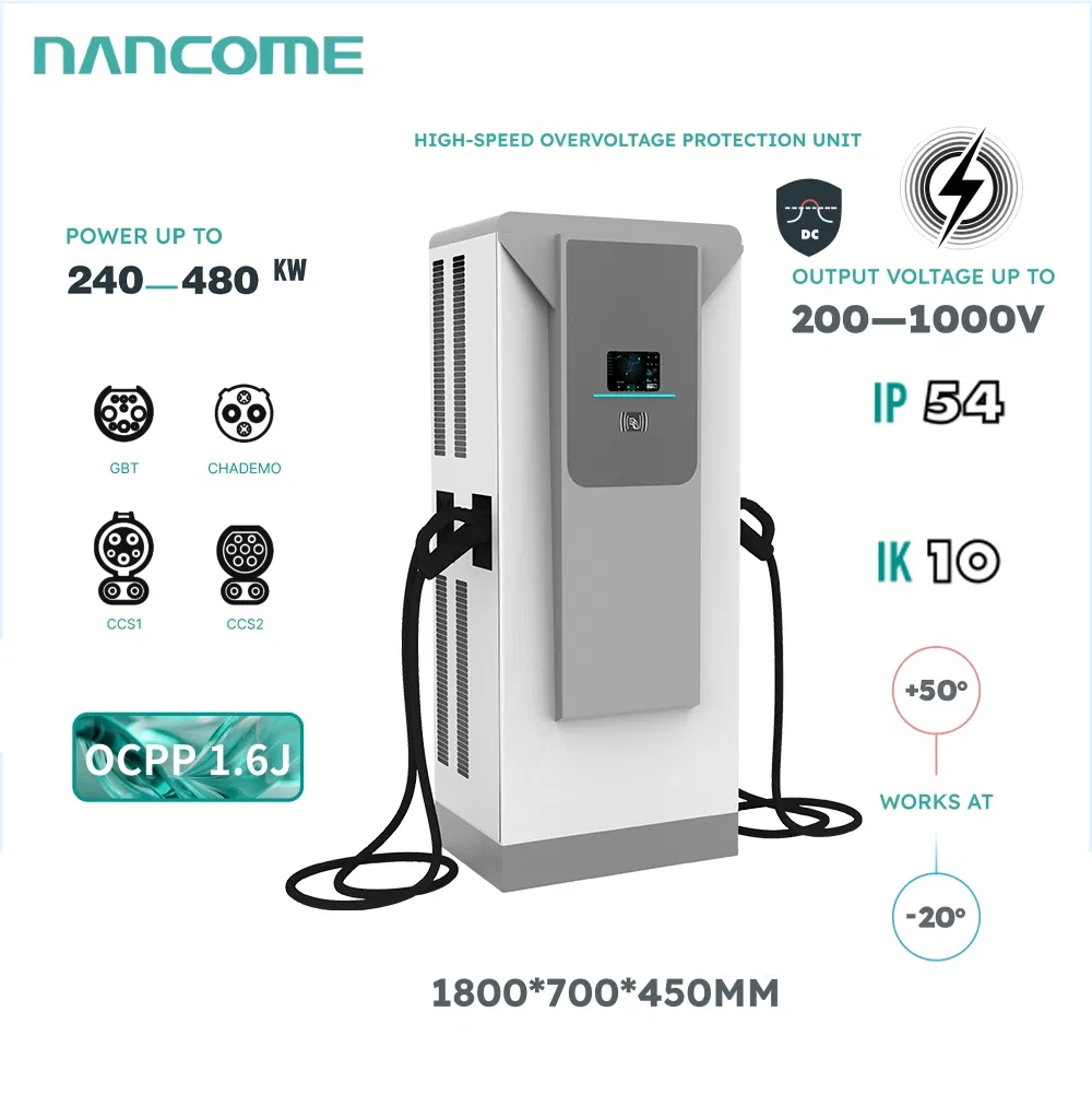 Nancome High-Power EV Chargers for Depot Charging at Logistics Centers