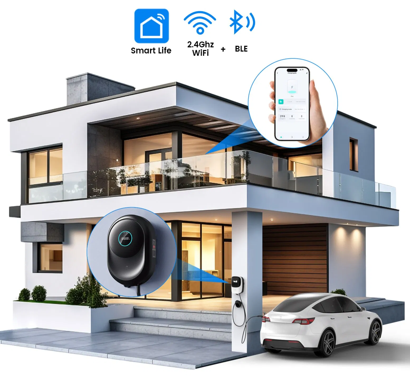 Can This Electric Vehicle Charger Adapter Convert Type 1 to Type 2 for 11kw Ocpp-Compliant Chargers?