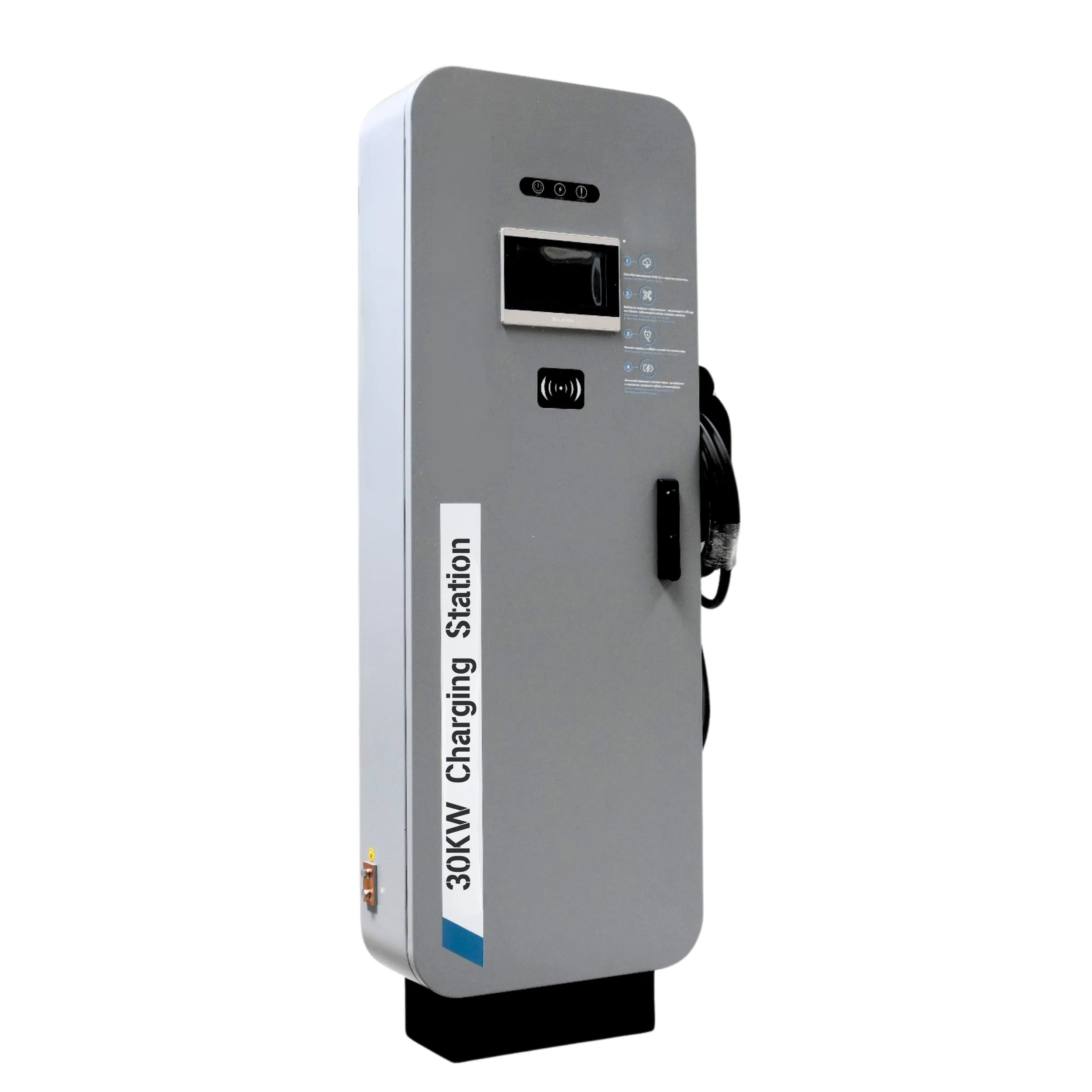 Commercial 20kw 30kw IP54 Level 3 Electric Car CCS2 GB/T Charger Charging Station with CE Certificate