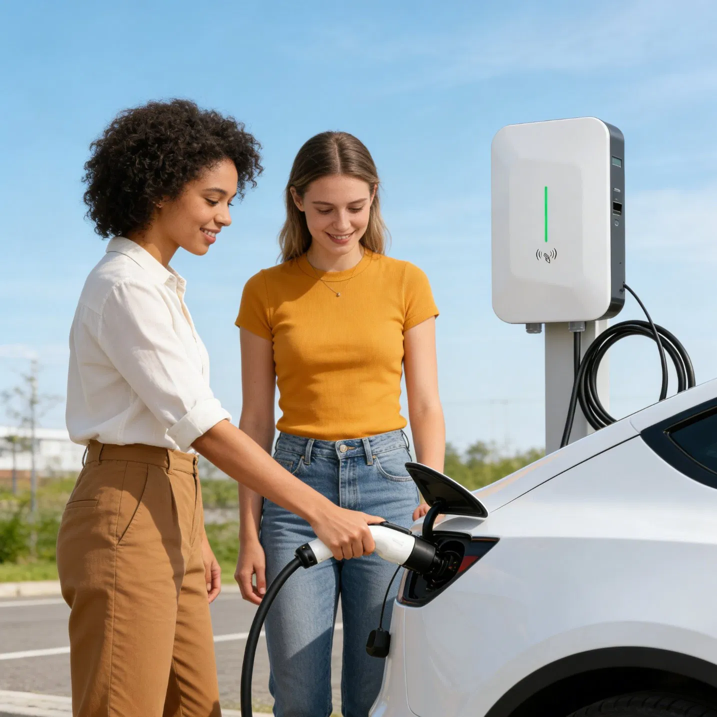 Commercial 11kw AC EV Charger for Hotel Guests with RFID Access Control (CE Certified)