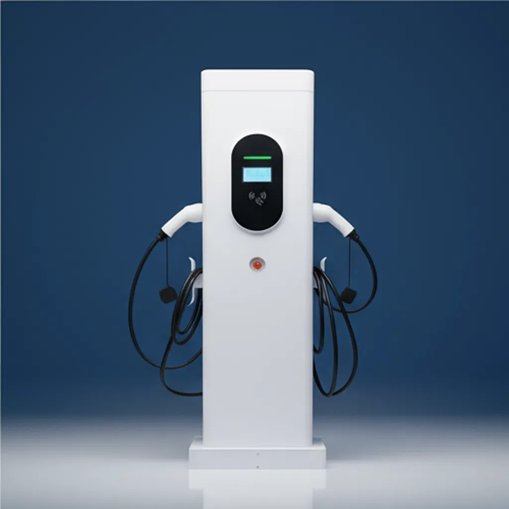 Home Use 22kw AC EV Charger Pile Level 2 Smart Commercial Charging Station Type 2 Connector High-Power Floor Evse