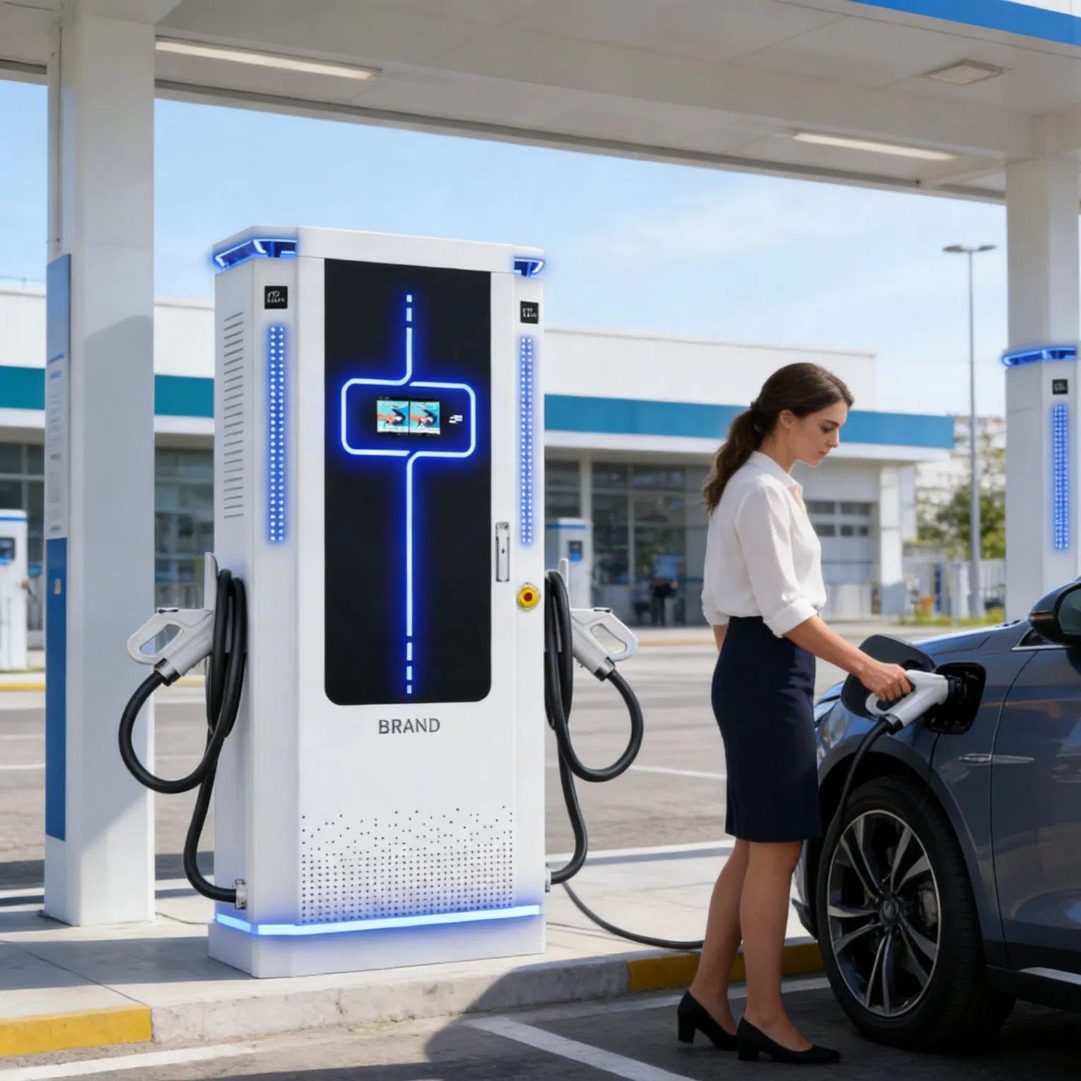 Solar-Powered 60kw DC EV Charger for Australian Outback with off-Grid Capability