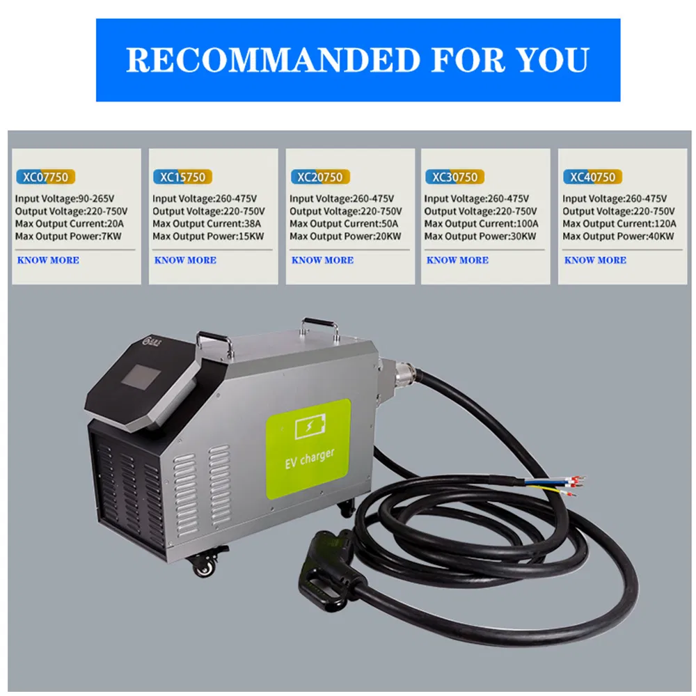 30kw Portable DC EV Charger GB/T Ocpp Mobile Fast Charging Station for Electric Car Emergency