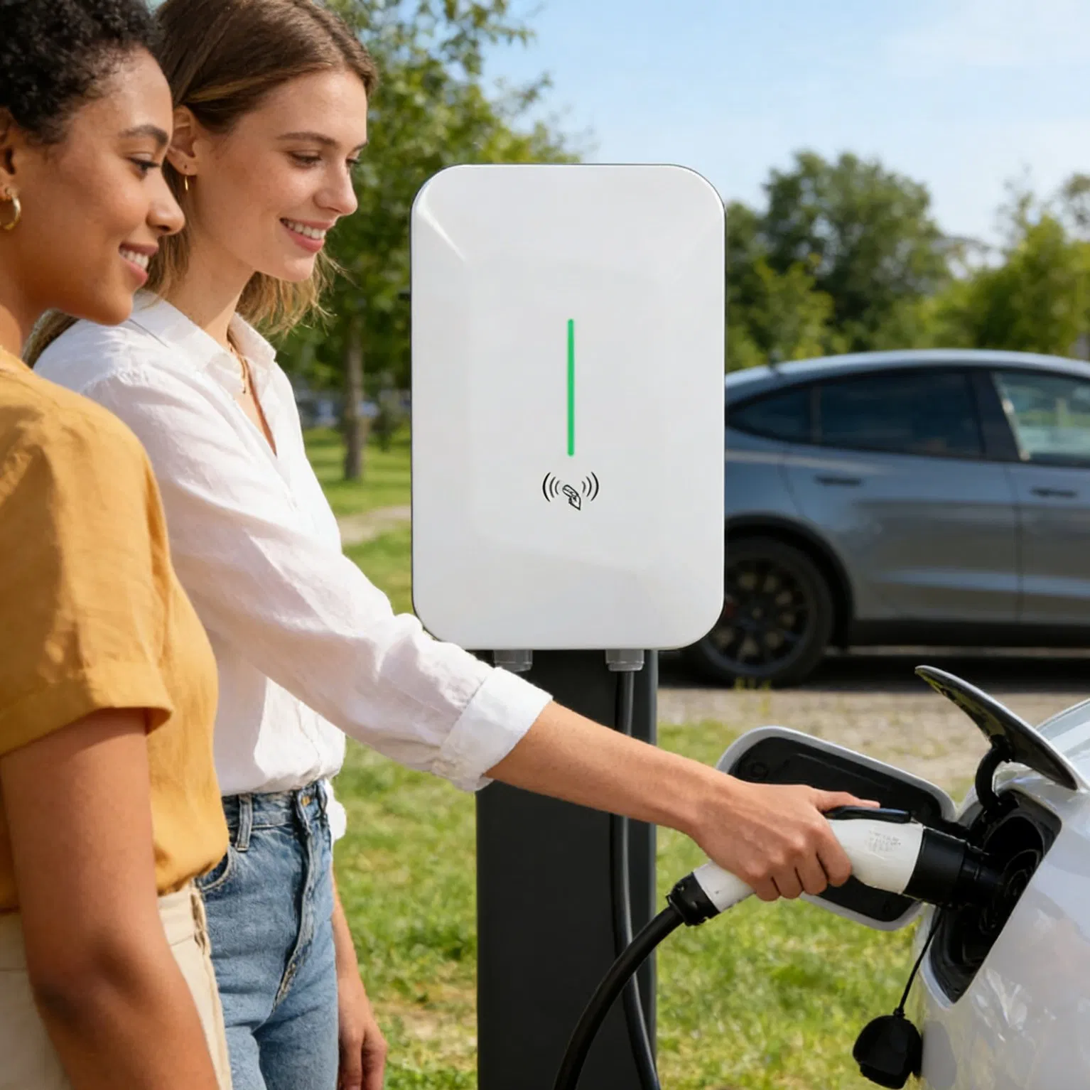 Commercial 11kw AC EV Charger for Hotel Guests with RFID Access Control (CE Certified)