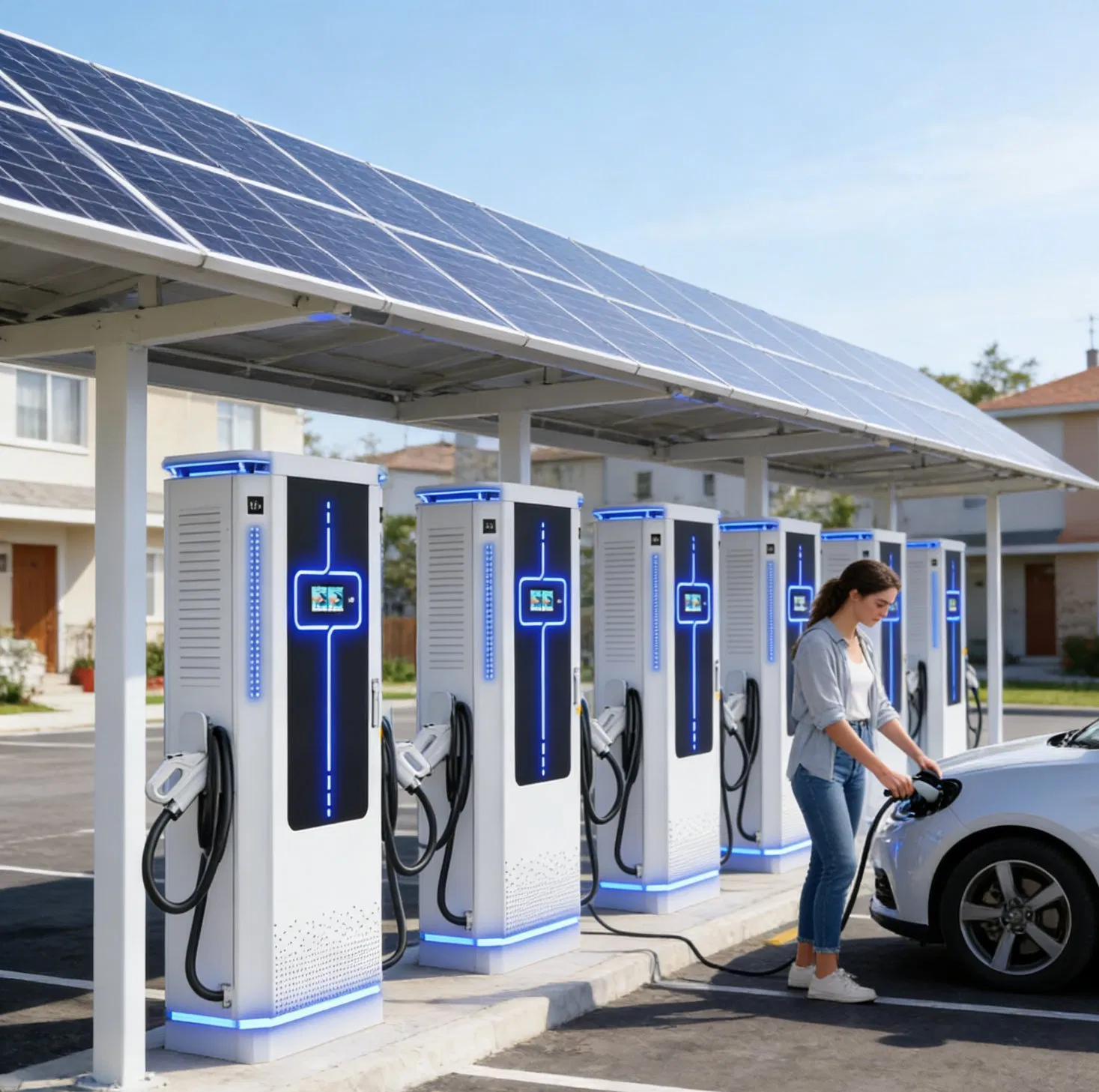 60kw 80kw 120kw 160kw 180kw 200kw 240kw CCS1 Ocpp 2.0 with RFID Access Control EV Charger