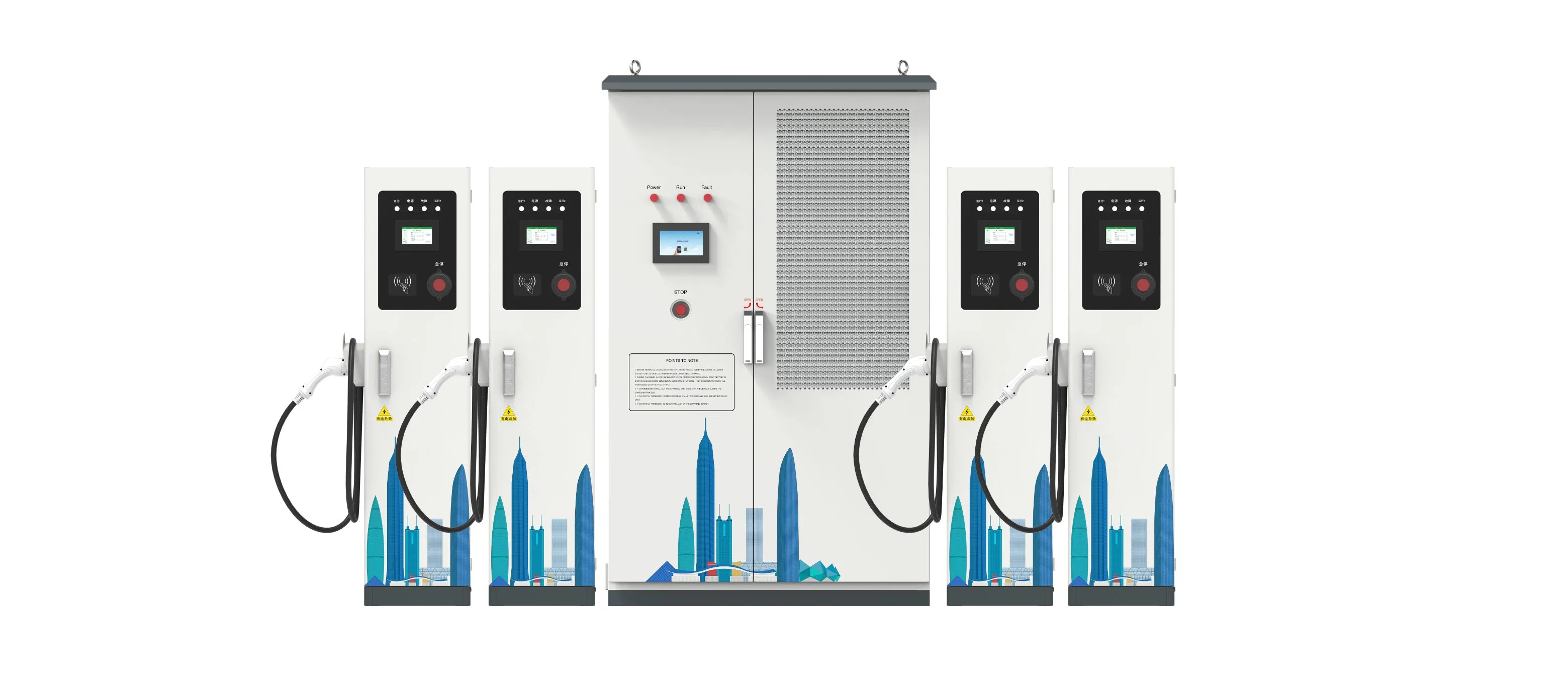 240kw 360kw 480kw 720kw Level 3 Rapid Commercial EV Charging Stations Split DC Charger