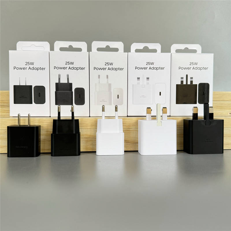 Original 45W Type C Pd QC3.0 Super Fast Charging 45W Adapter Fast Charger for Sam Sung G Alaxy S20 S22 Ultra Fast Charger