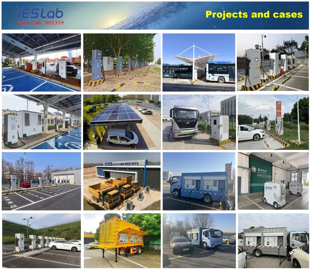 Customized Dual Port Photovoltaic Solar Energy Storage DC EV Electric Car/Vehicle/Battery Charging Station