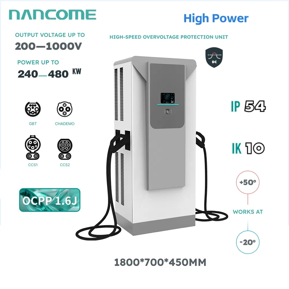 Nancome Heavy-Duty High Power Charging Station for Construction EV Charging with 320kw