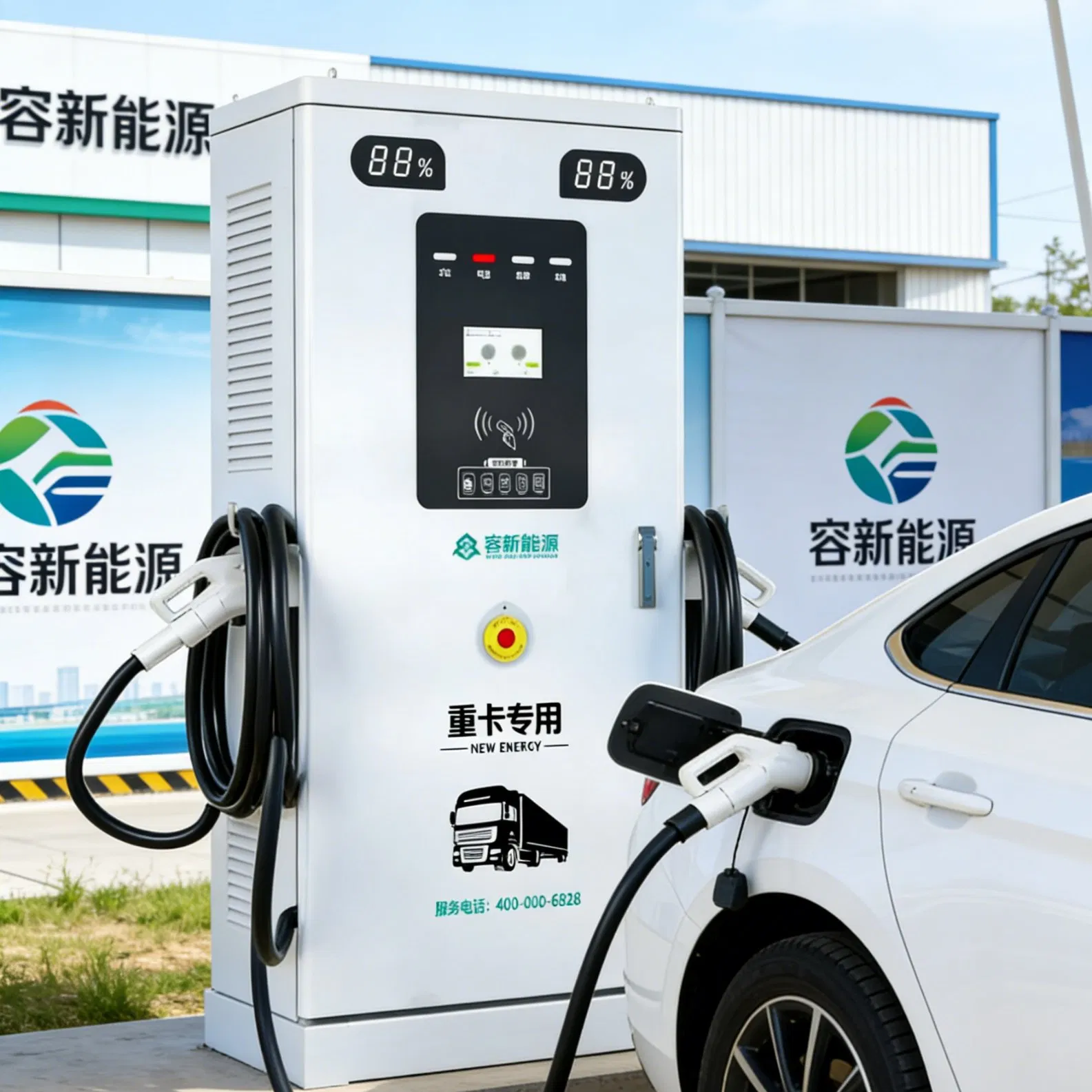 Untethered EV Charger European Flexible Charging Station