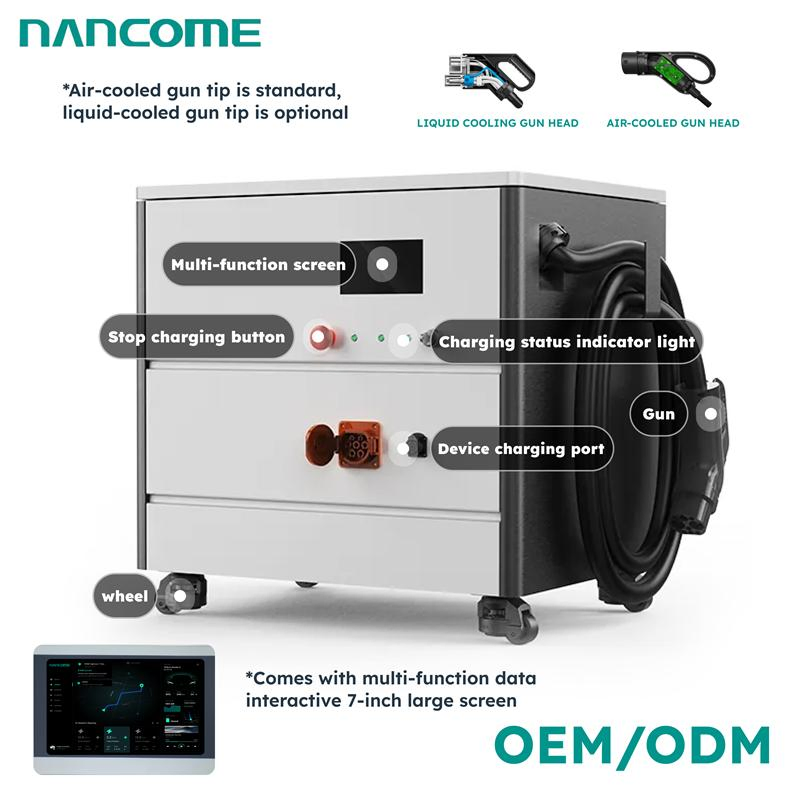 High-Speed Mobile DC Fast Charger Station for CCS2 Electric Vehicles
