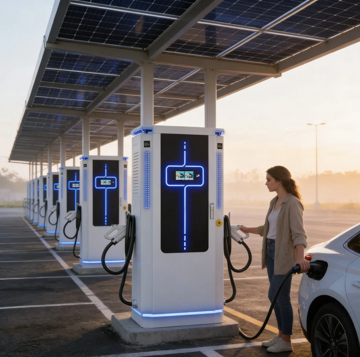 60kw 80kw 120kw 160kw 180kw 200kw 240kw CCS1 Ocpp 2.0 with RFID Access Control EV Charger