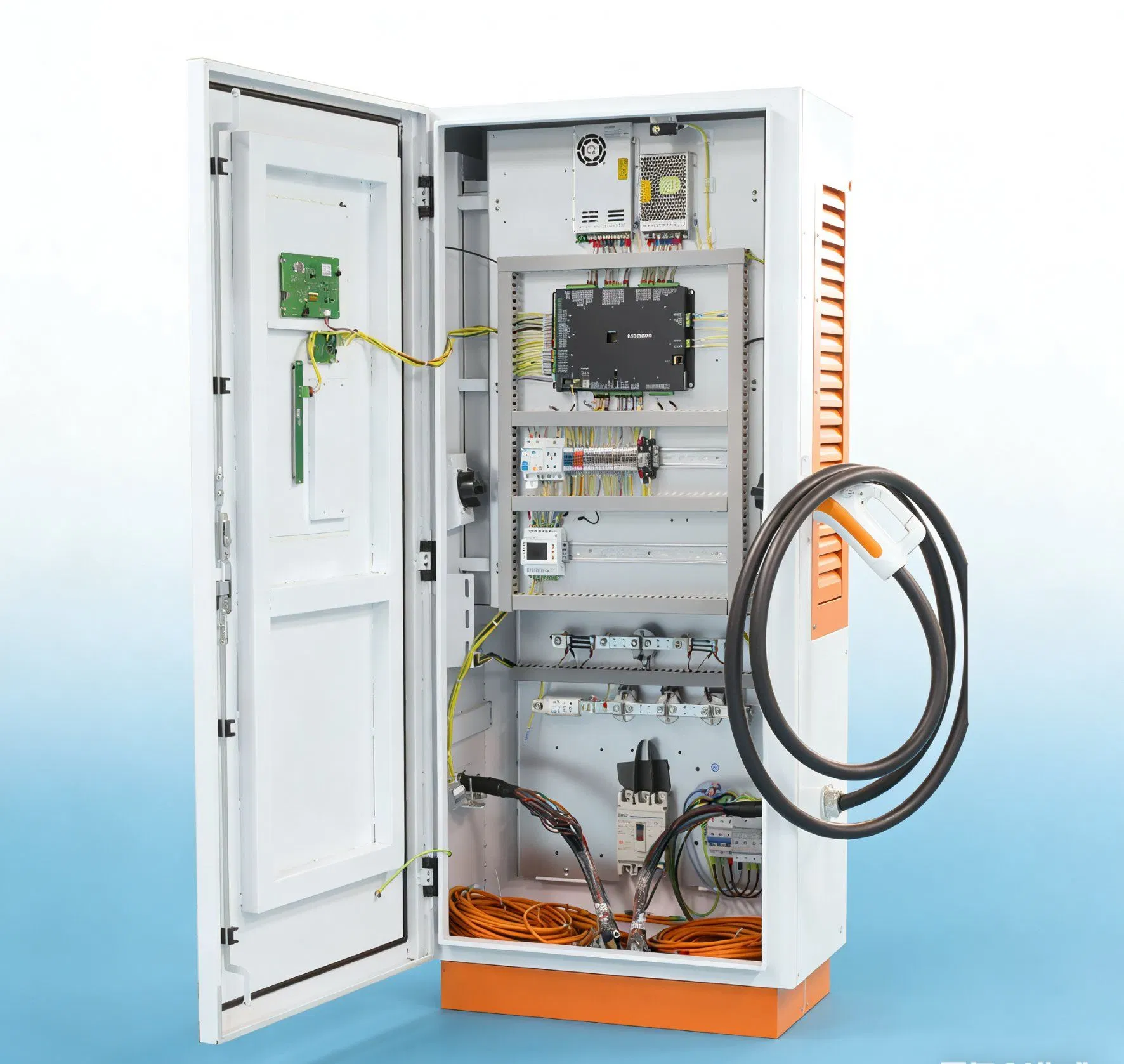 Manufacturer 60kw 120kw DC Fast Charging Pile with LCD Screen Commercial and Industrial DC EV Charger Station Ocpp1.6 OEM CCS/Gbt