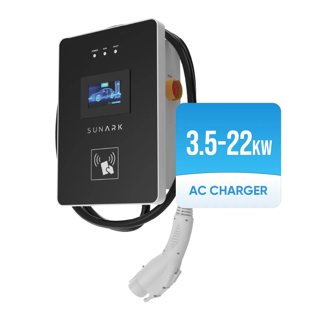 Solar Powered DC EV Charging Station 7kw 11kw 22kw Car Battery Charger Fast Charging
