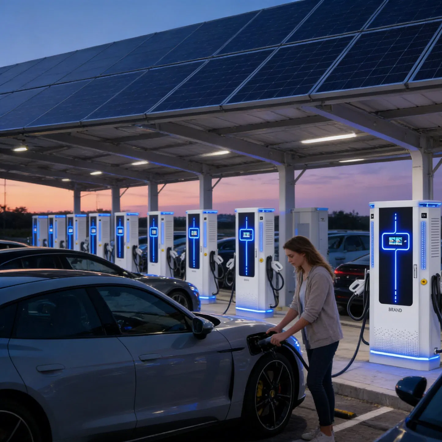 Highway 180kw DC EV Charger Nevi Compliant 200kw Fast Station Public Network CCS2