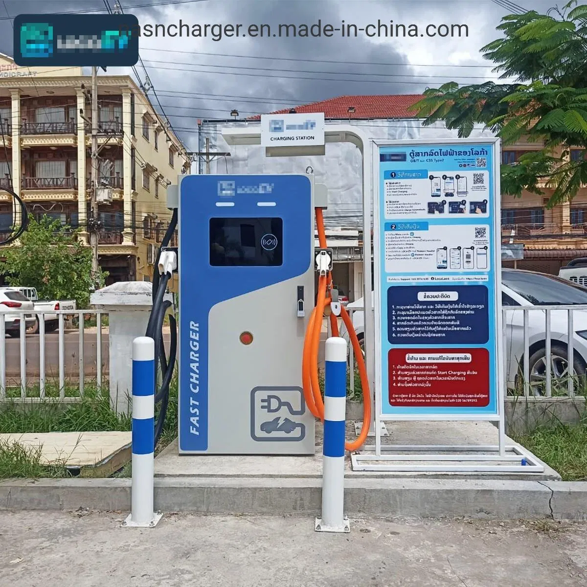 Grid Free EV DC Fast Charger with Solar Panel