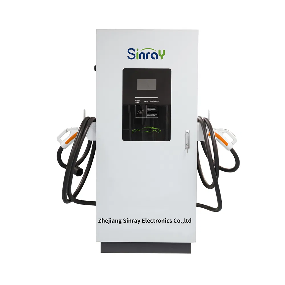 Sinray EV Charging Industrial DC EV Charger Electric Car Fast Commercial DC EV Fast Charger Charging Station CCS Gbt Chademo Double Guns