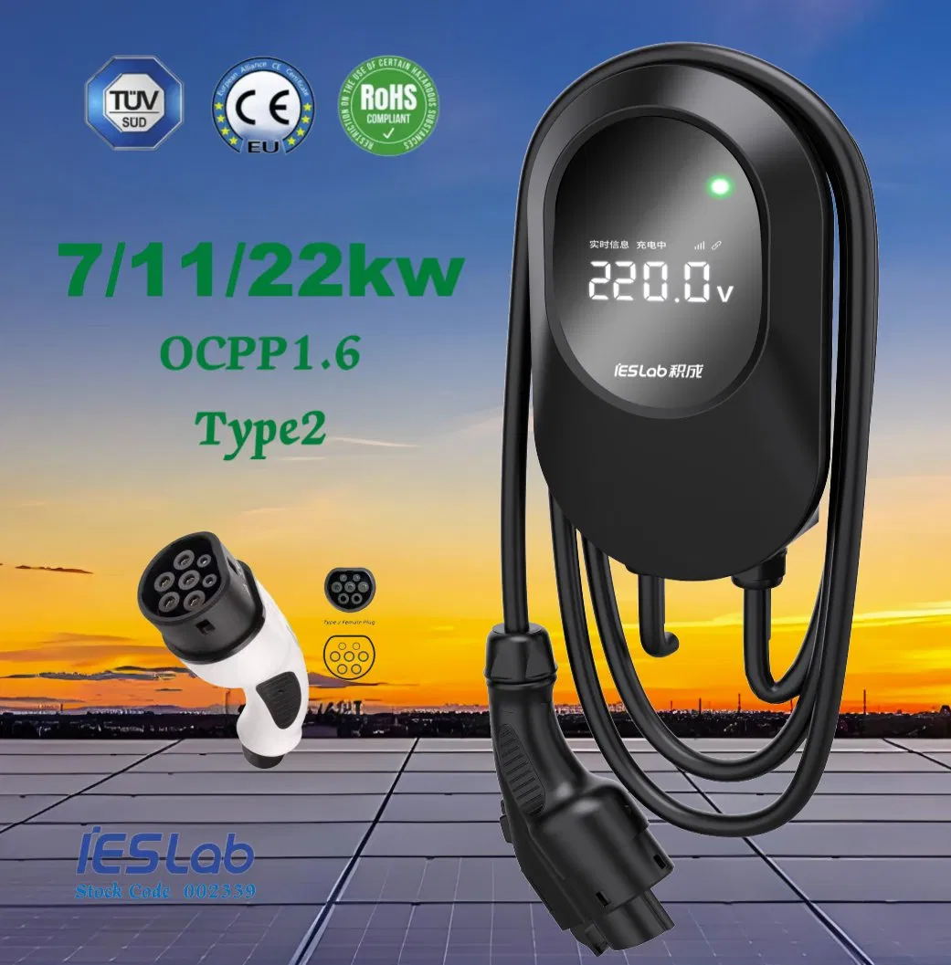 Factory Direct AC Plug Customizable 7kw/11kw/22kw 32A EV Charger Point Car Battery Electric Vehicle Charging Point