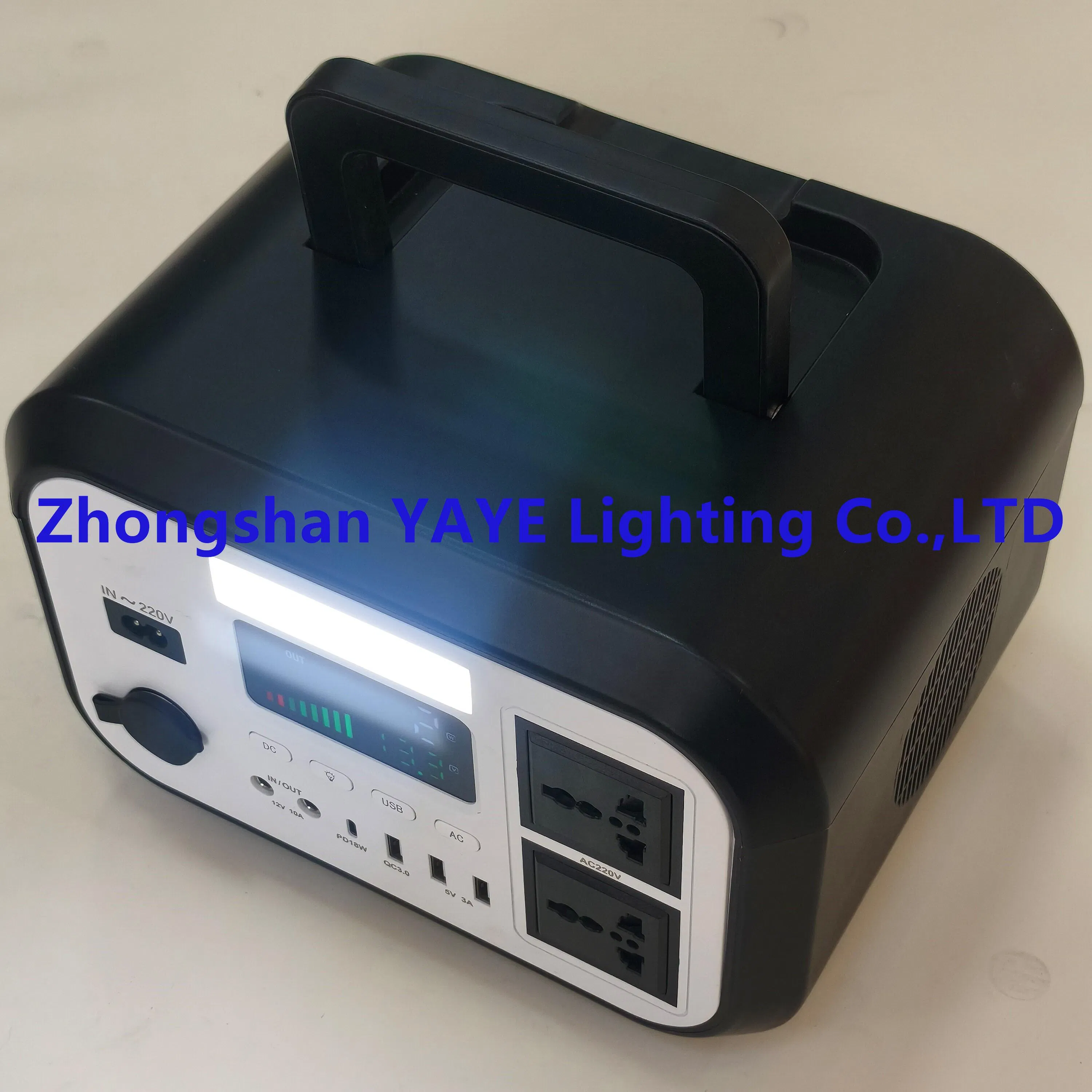 Yaye Hot Sell Factory Price 600W Portable Outdoor Solar Rechargeable Emergency LiFePO4 Lithium Battery Power Station Generator 3 Years Warranty 300PCS Stock