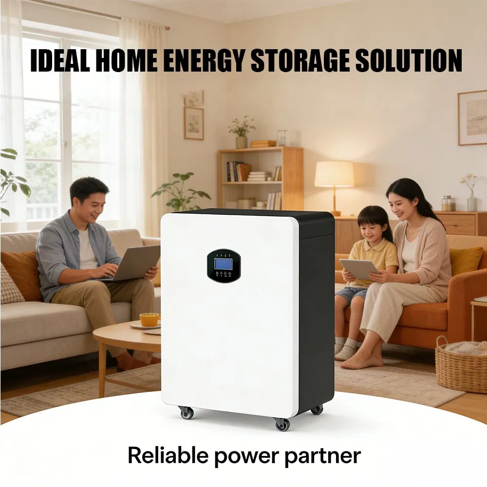 Wheeled Mobile Compact Home Energy Storage All in One 5kwh LiFePO4 Power Bank with Built-in Inverter for Apartment