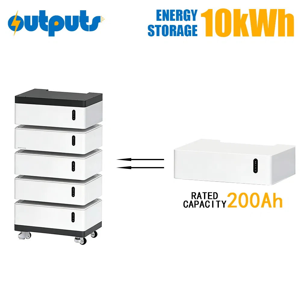 Emergency Backup Power Stackable Solar Energy Storage System 5kwh 10kwh 15kwh 20kwh LiFePO4 Battery with UPS Function for Home