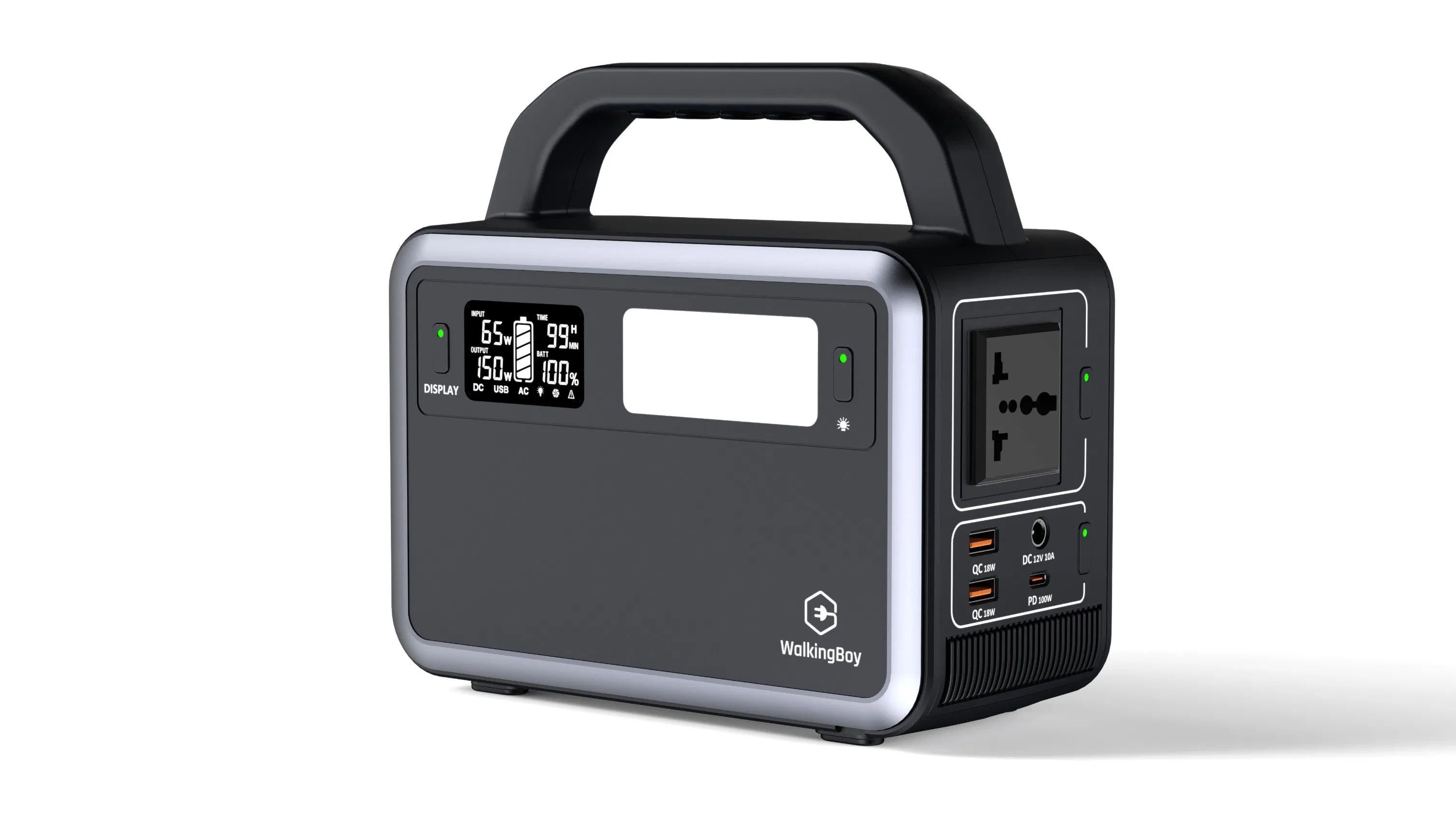 Portable 150W Solar Power Generator for Outdoor Adventures