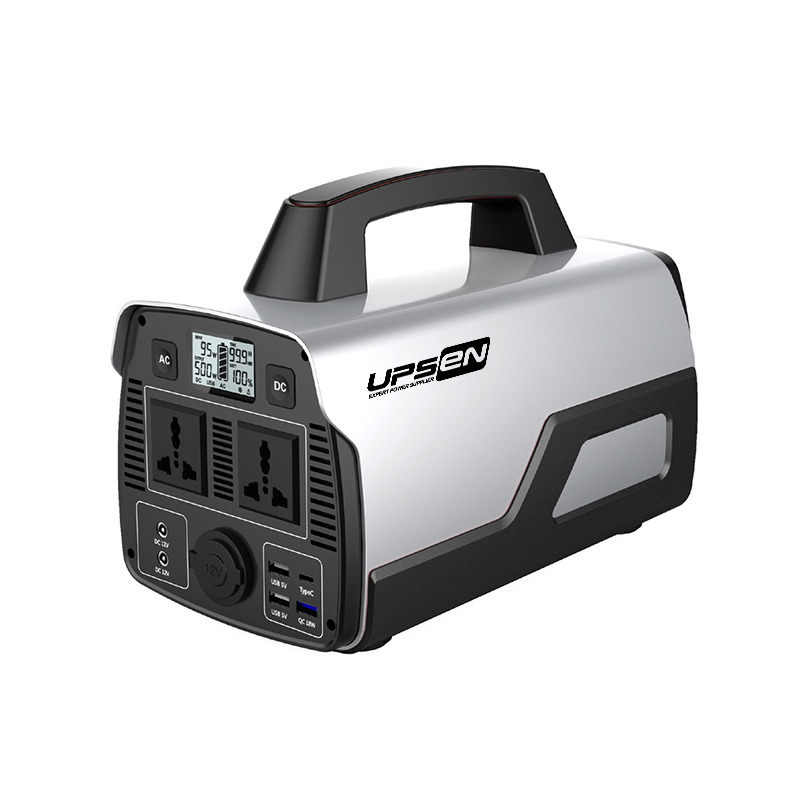 High Power 500W Portable Power Station Solar Outdoor Emergency Backup Power Generator