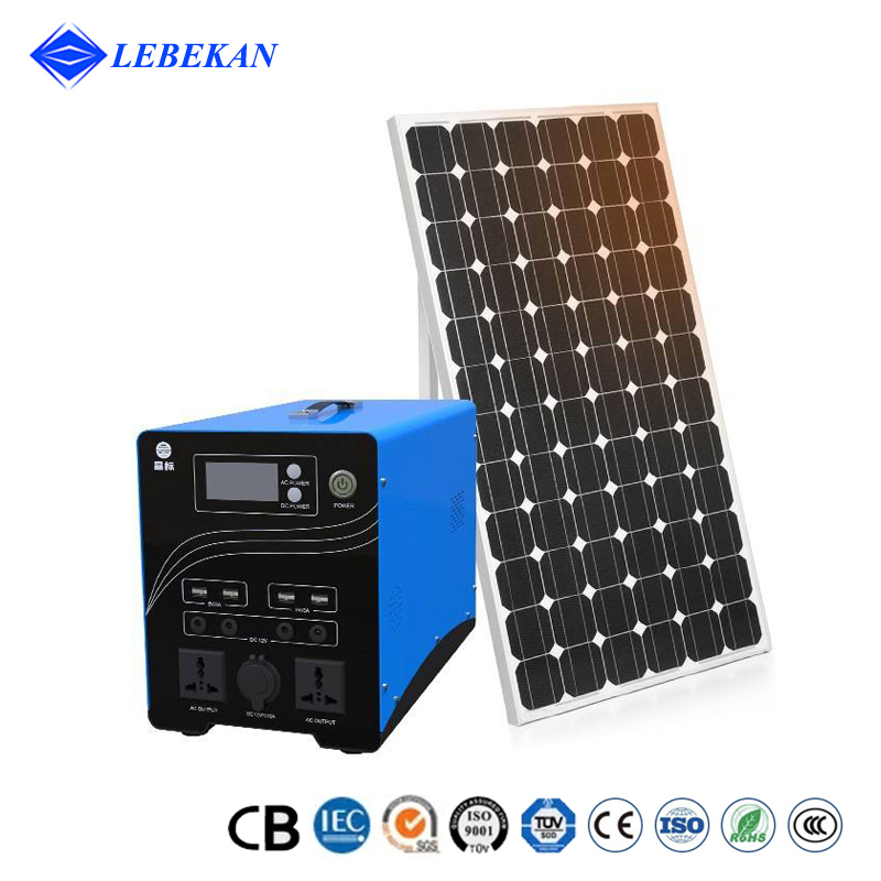 Outdoor Solar Power Bank Portable Battery Charger Fast Charging Power Bank 1000W