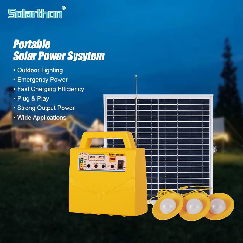 Solar Manufacturer Solar Panel Generator LiFePO4 Rechargeable 20W Portable Power Station
