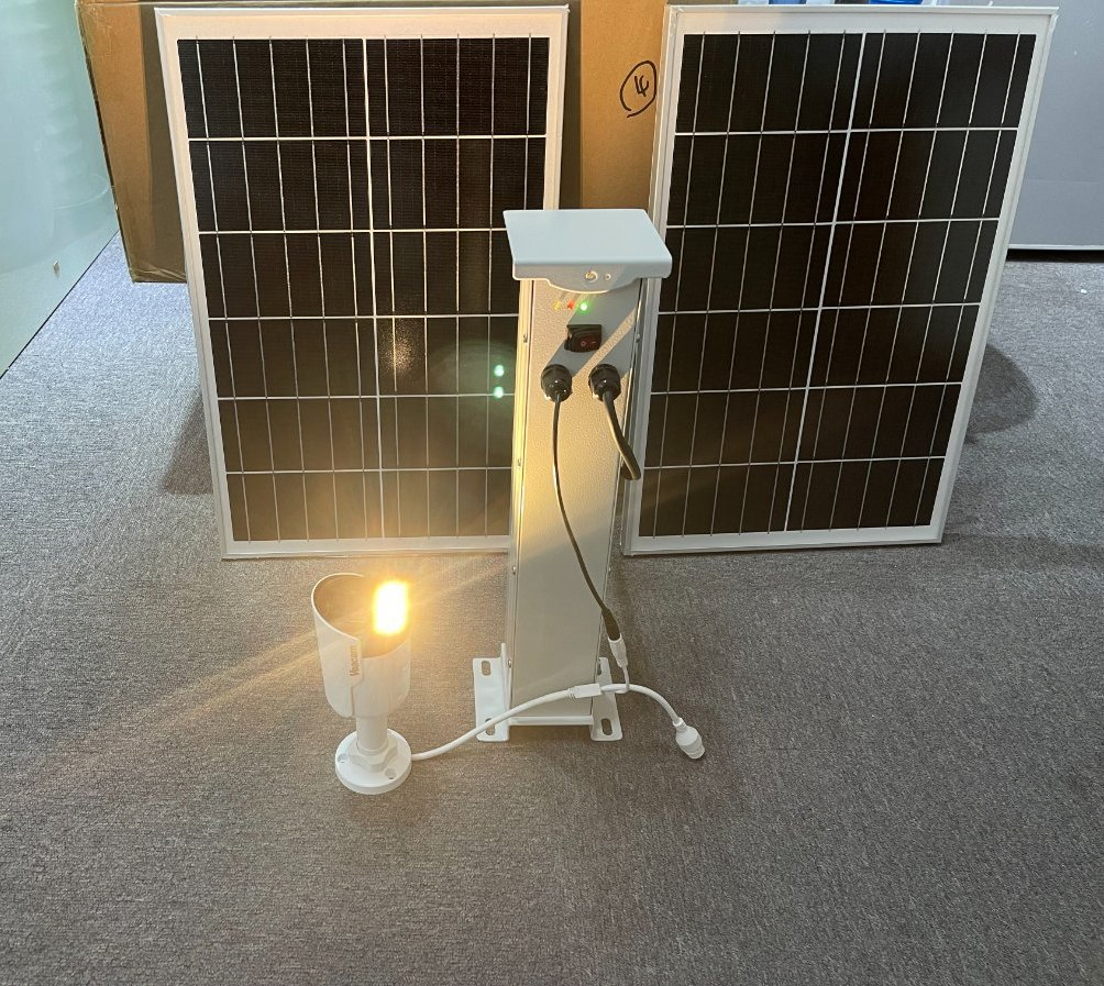 120W Solar Panel Foldable Easy Installation with LiFePO4 Battery Outdoor Power Supply Solar Energy System Panel