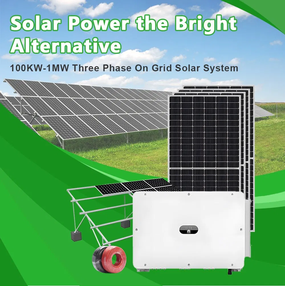 Solarasia on Grid Energy System 100kw 200kw 300kw 500kw 1MW Complete Grid Tie Solar Energy System for Large Commercial Rooftops and Industrial Power Plants