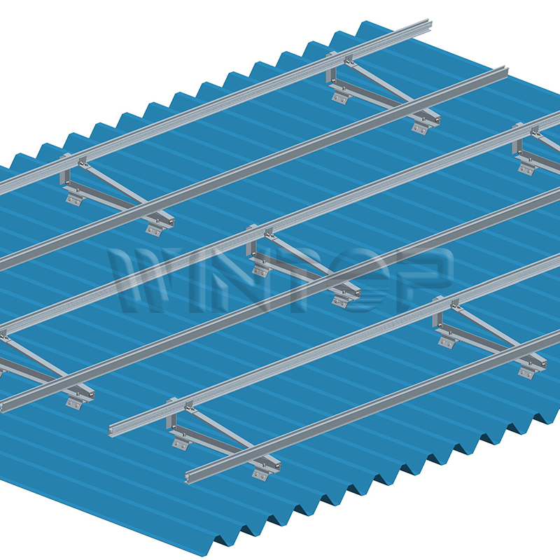 Solar Energy Support System for Tin Rooftop