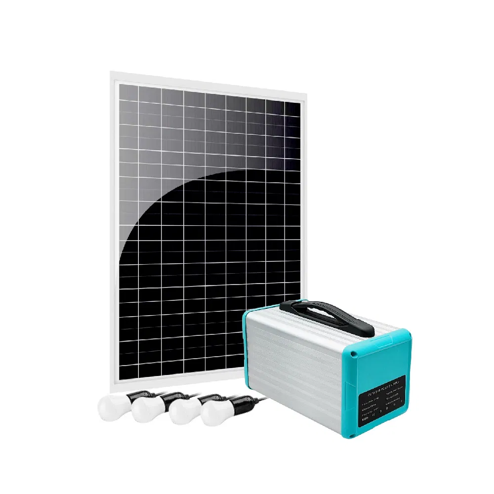 Best Portable Whole House Residential Solar Energy Storage Power System Cost for Home Solar Panel Powered 7ah Generator