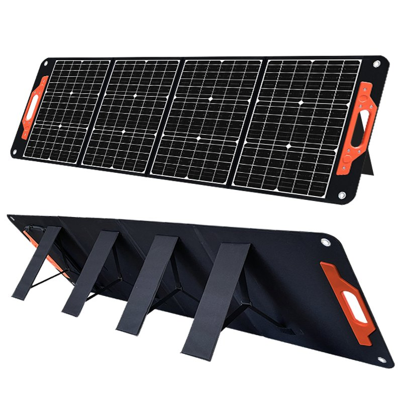 High Quality Foldable Solar Panel 20V 200W All Black Flexible Solar Panels Price Factory Wholesale Waterproof Solar Panels UPS System