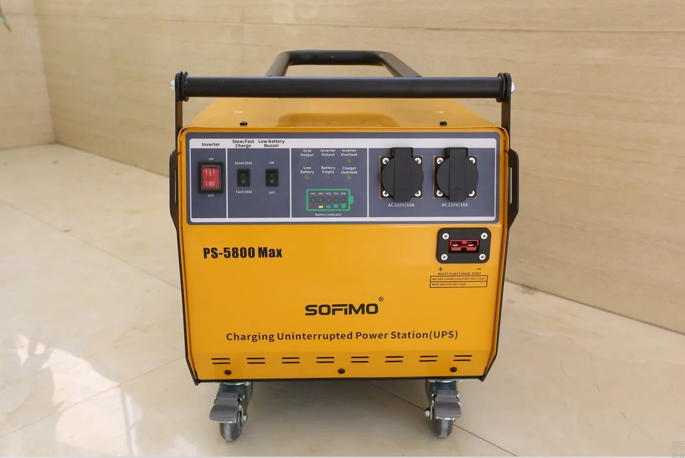 Portable Solar Power Supply 3500W Multi-Function UPS Power Station for Outdoor Construction Project Replacement Battery for Generator