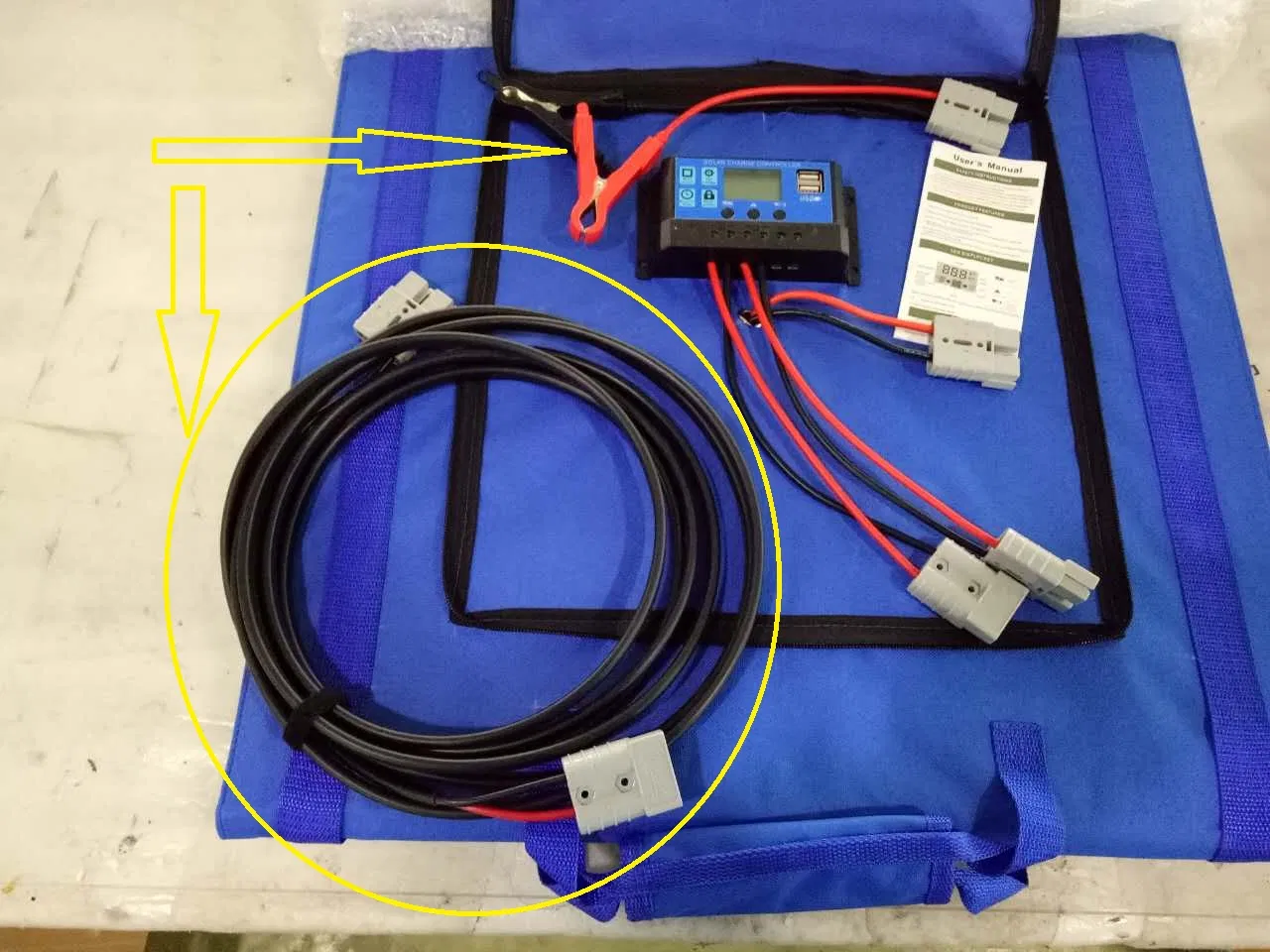 150W Folding Solar Panel System Caravan Charging Solar Package