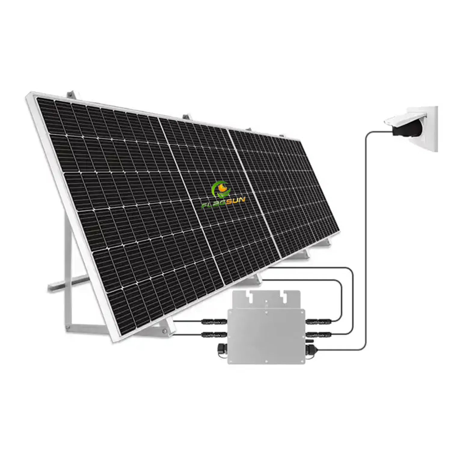 Home Mini Solar Kit Balcony Power Generator Module Photovoltaic Solar System