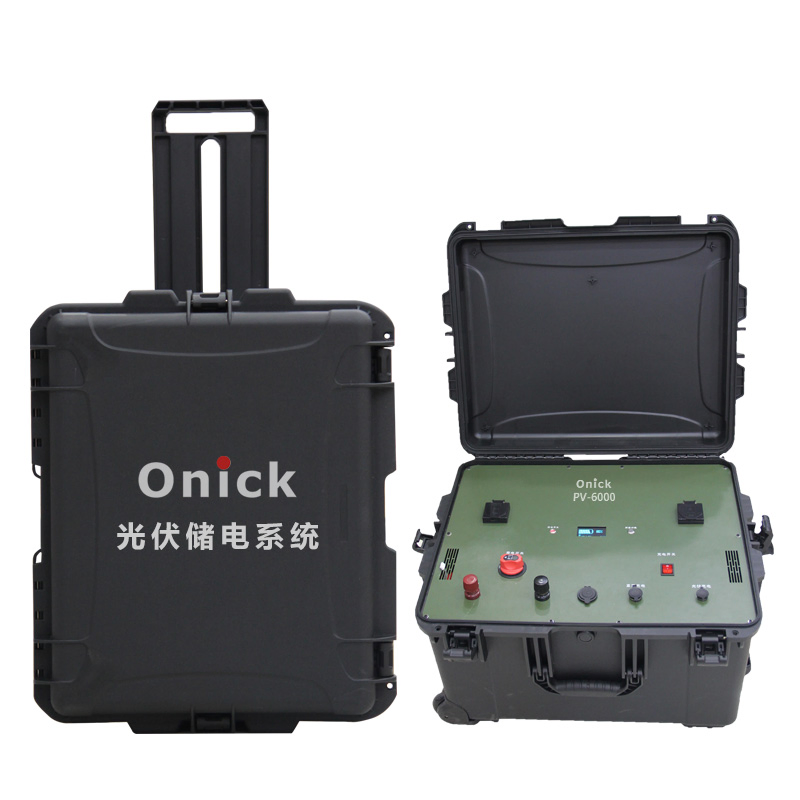 Large Capacity Portable Power Station System Solar Generator 6000W for Home Appliances Outdoor Camping