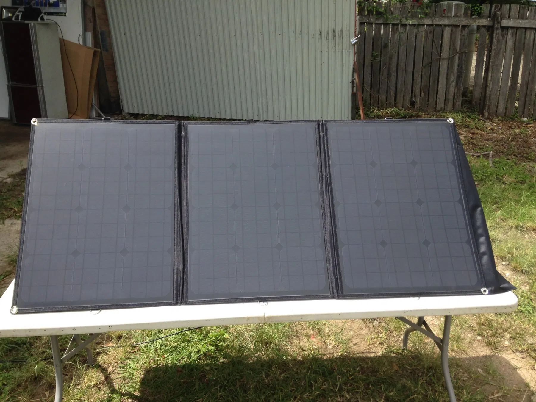 120W RV Folding Solar Panel Solar Charging System for Camping Motorhome Power Supply