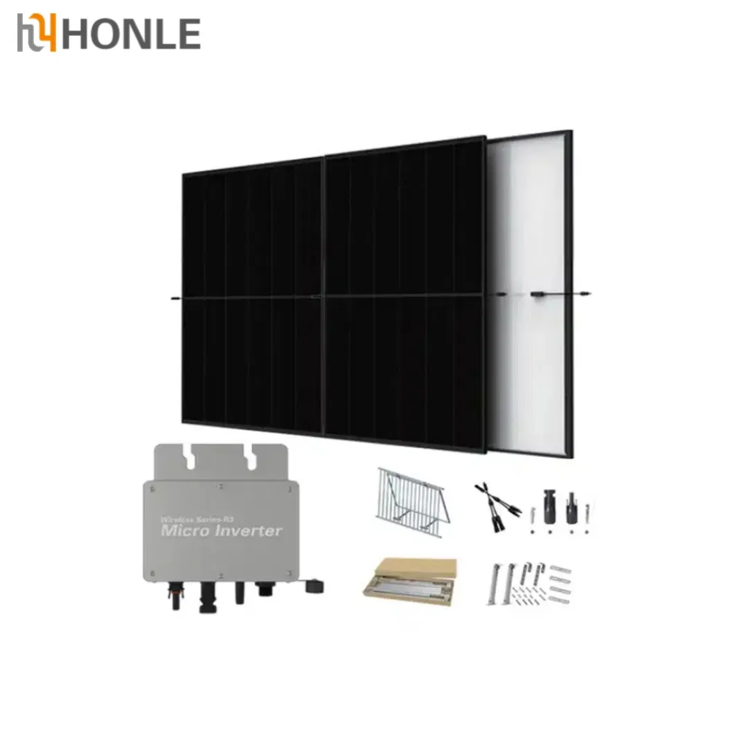 Residential Solar Energy Solution with Photovoltaic Panel Micro Inverter 600W Roof Balcony Mounted System