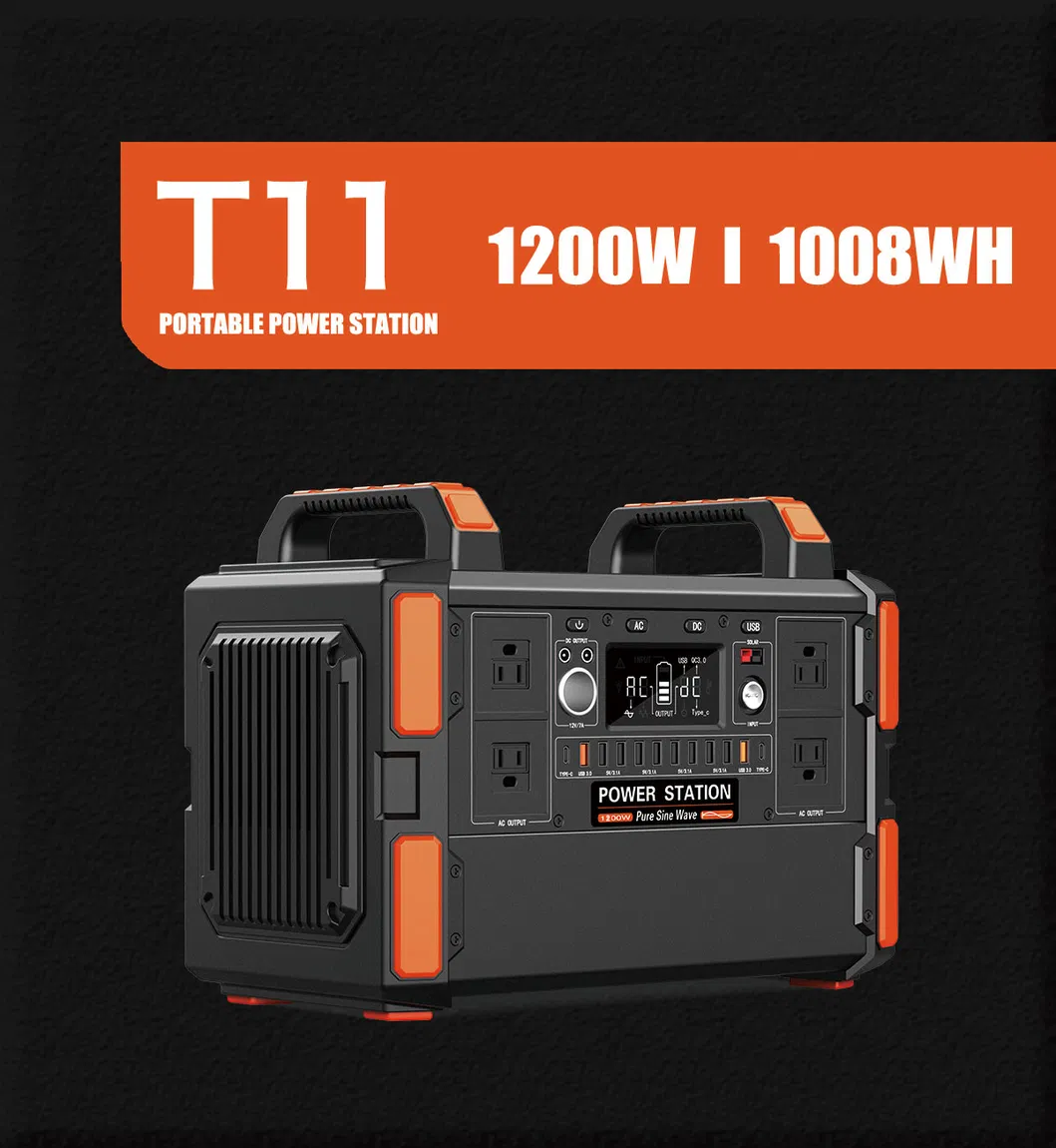 1200W Portable Solar Generator