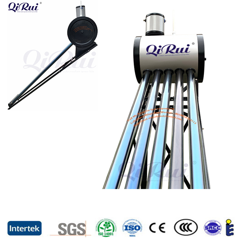 Unpressurised Rooftop Solar Energy Shower Hot Water System