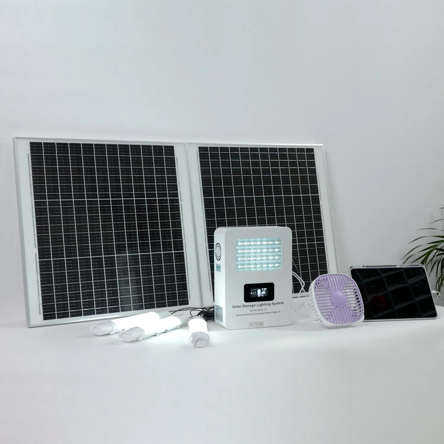 Portable Solar Power Generator for Emergency Outdoor Lighting 938