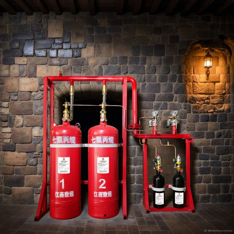 Fire Fighting Suppression System China Supplier FM200 Fire Extinguisher System Clean Agent Gas