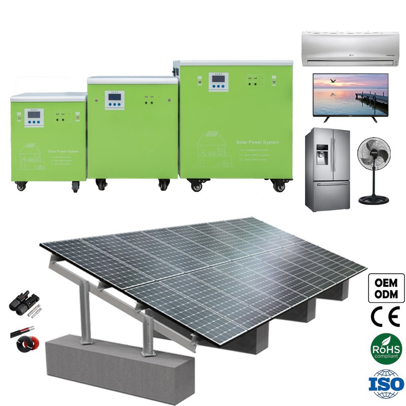 500W Solar Power System for Home Emergency Backup Power in Cold Climates