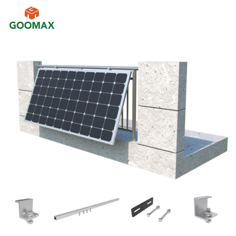 Goomax Advanced Balcony Solar Mounting Kits Balcony Solar Power OEM/ODM Options