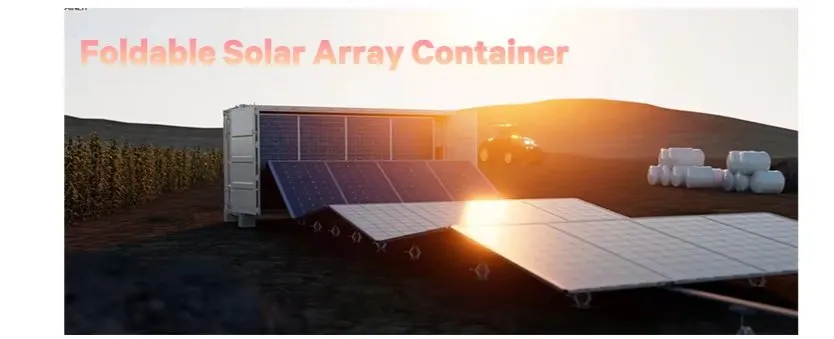 Foldable Solar Container Hybrid Power Solution