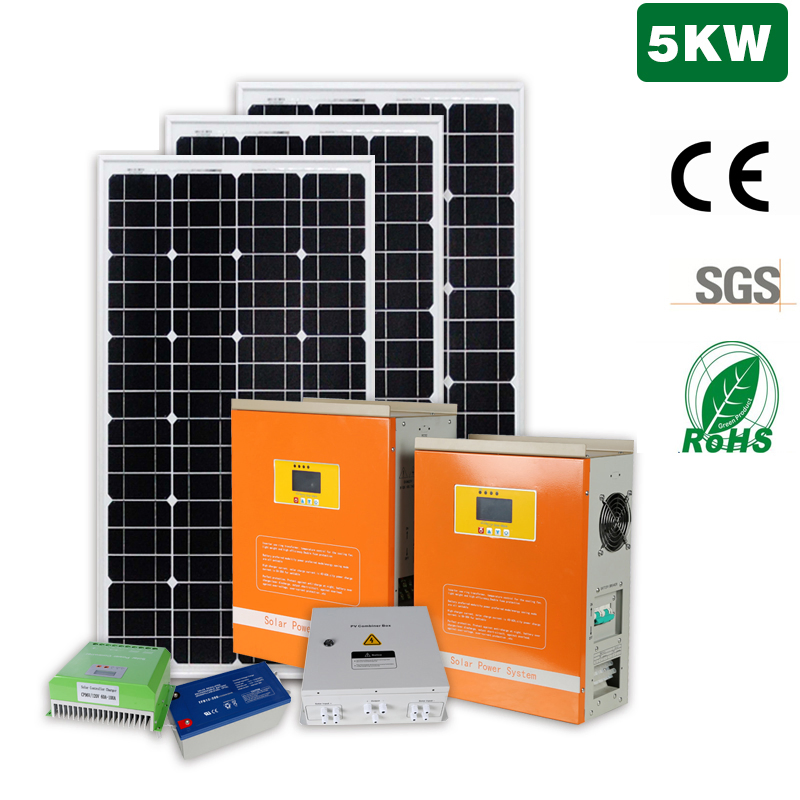 Customized 1kw-40kw off Grid Power Energy Solar Rooftops PV Home Panel System